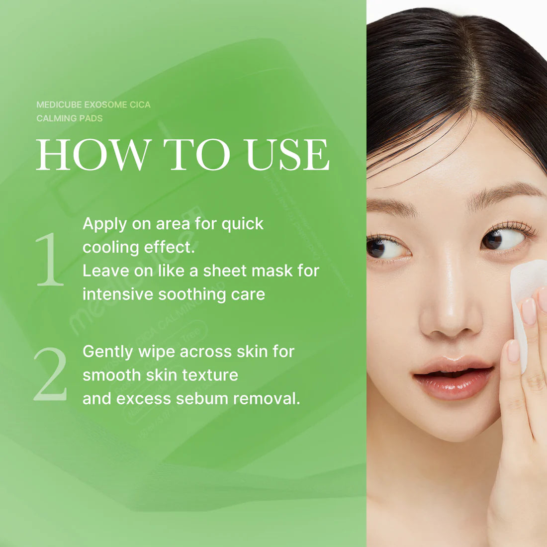 medicube Exosome Cica Calming Toner Pads