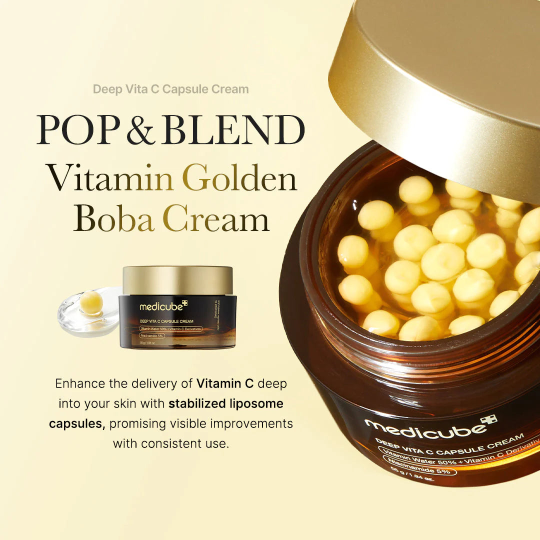Medicube Deep Vitamin C Golden Capsule Cream